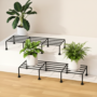 Black Metal Plant Stand For Home Decor Pack Of 2
