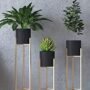 Gold Metal Plant Stand For Home Decor Pack Of 3